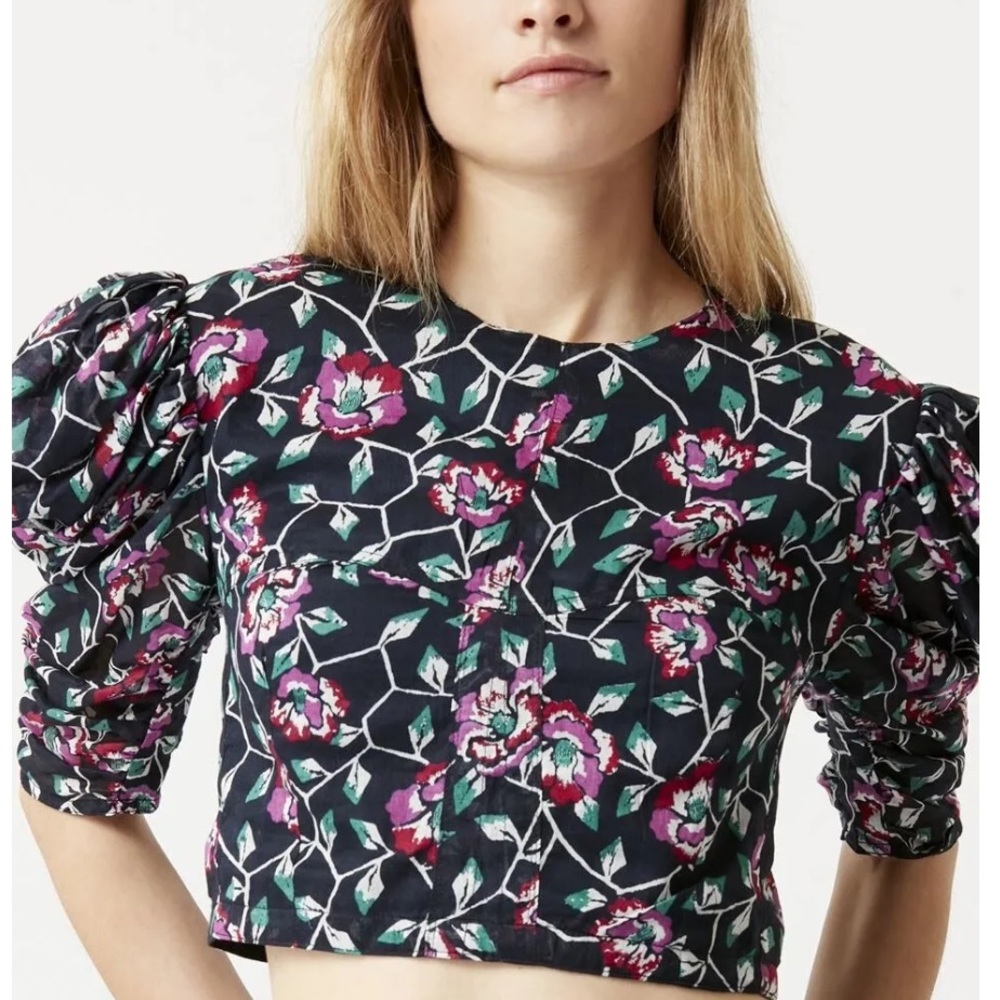 Isabel Marant Silva floral top